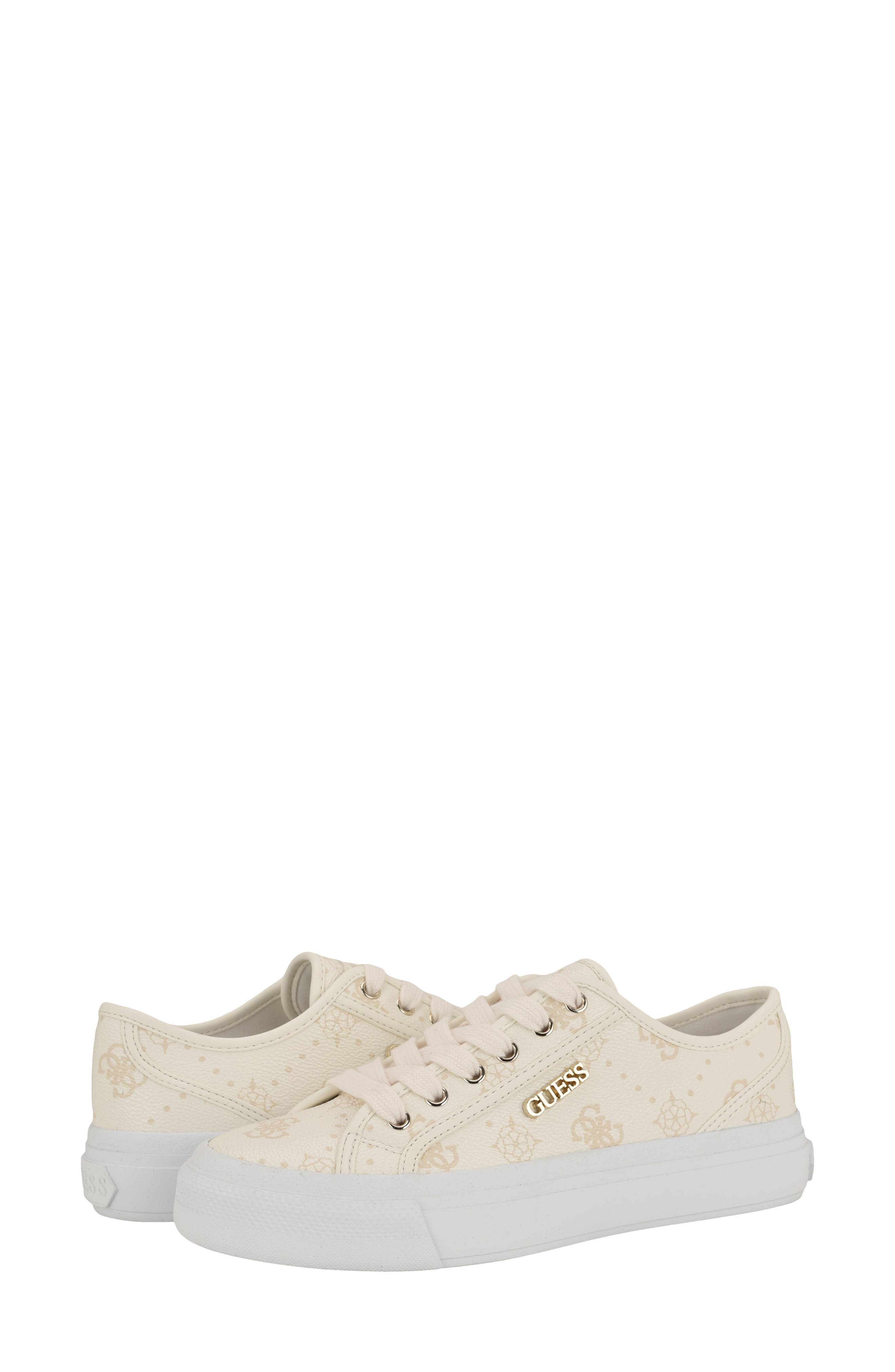 GUESS Jelexa Platform Sneaker, Alternate, color, White