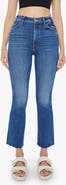 MOTHER The Hustler Frayed Ankle Jeans