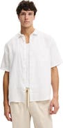 Cotton On Men's Relaxed Linen Short Sleeve Shirt
