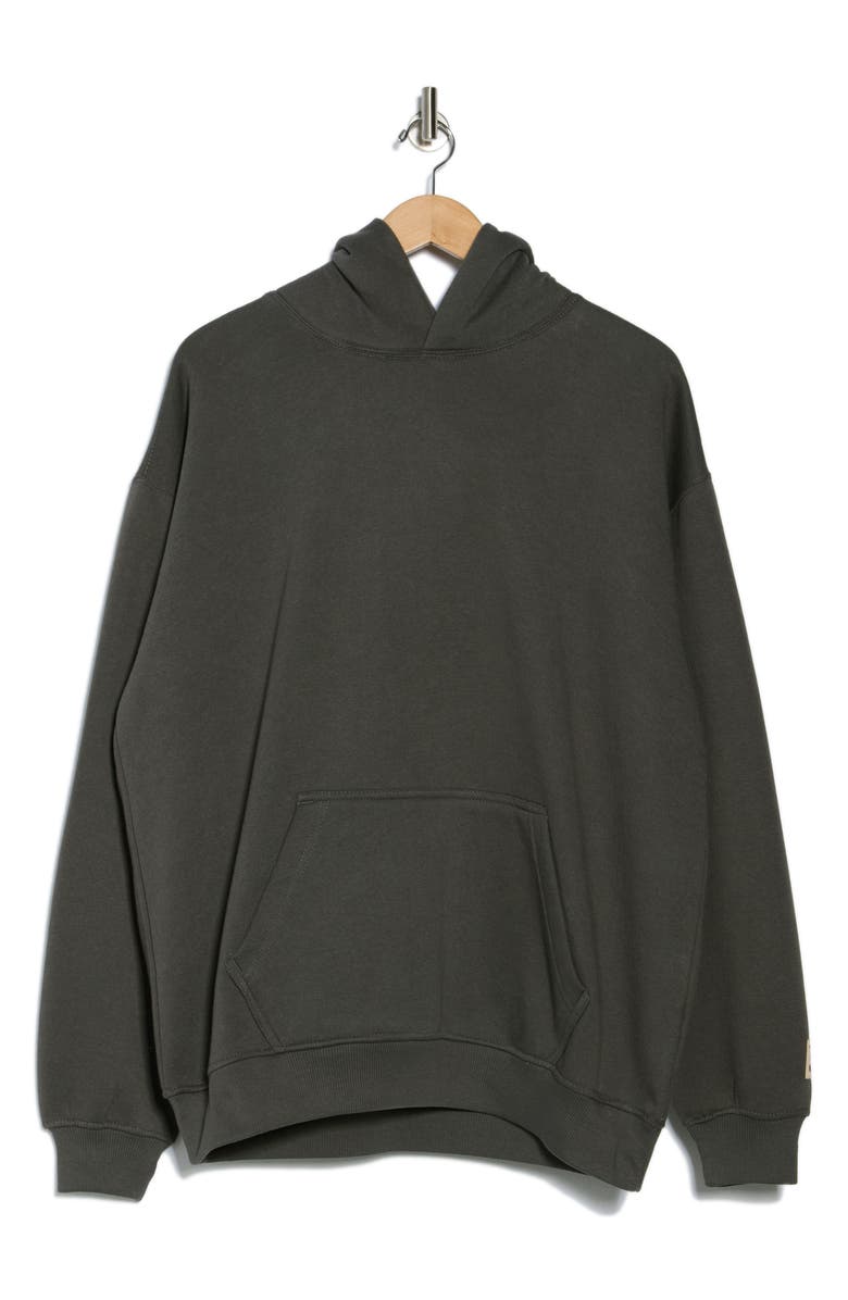 FLEECE FACTORY Heavy Hoodie Sweatshirt, Alternate, color, Washed Steel