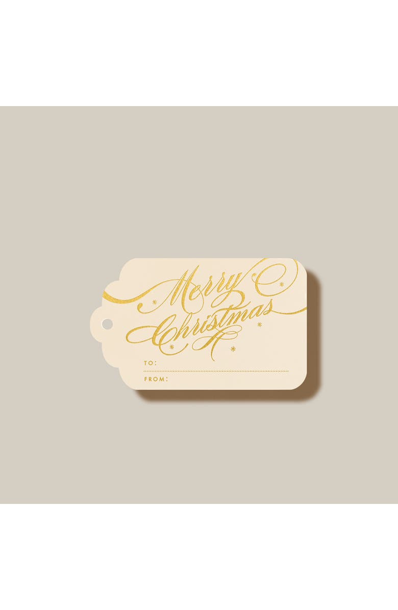 Crane Set of 6 Merry Christmas Gift Tags, Alternate, color, 