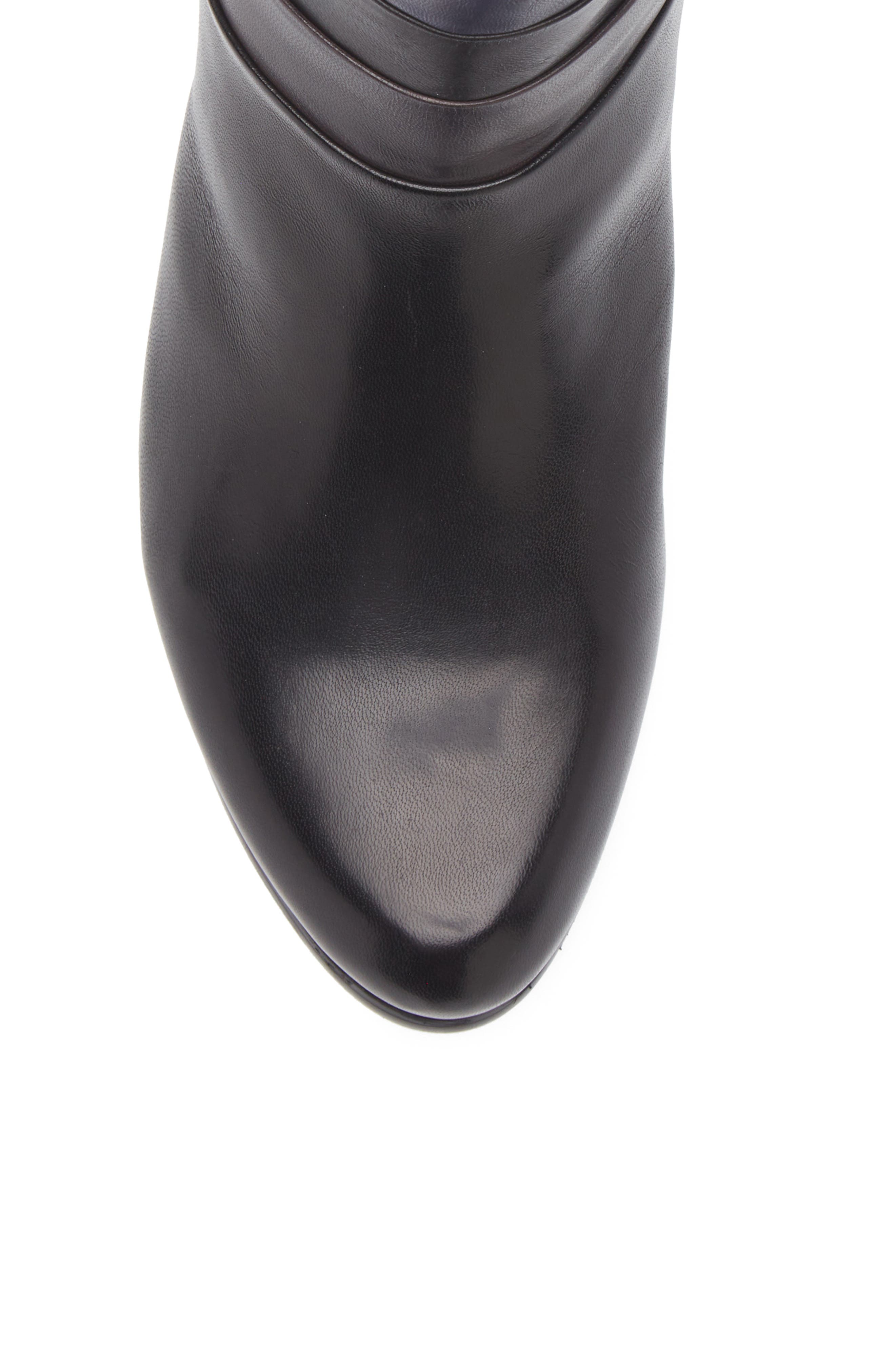 Regarde Le Ciel Stefany Block Heel Bootie, Alternate, color, Glove Black/Muddy/Melanzana