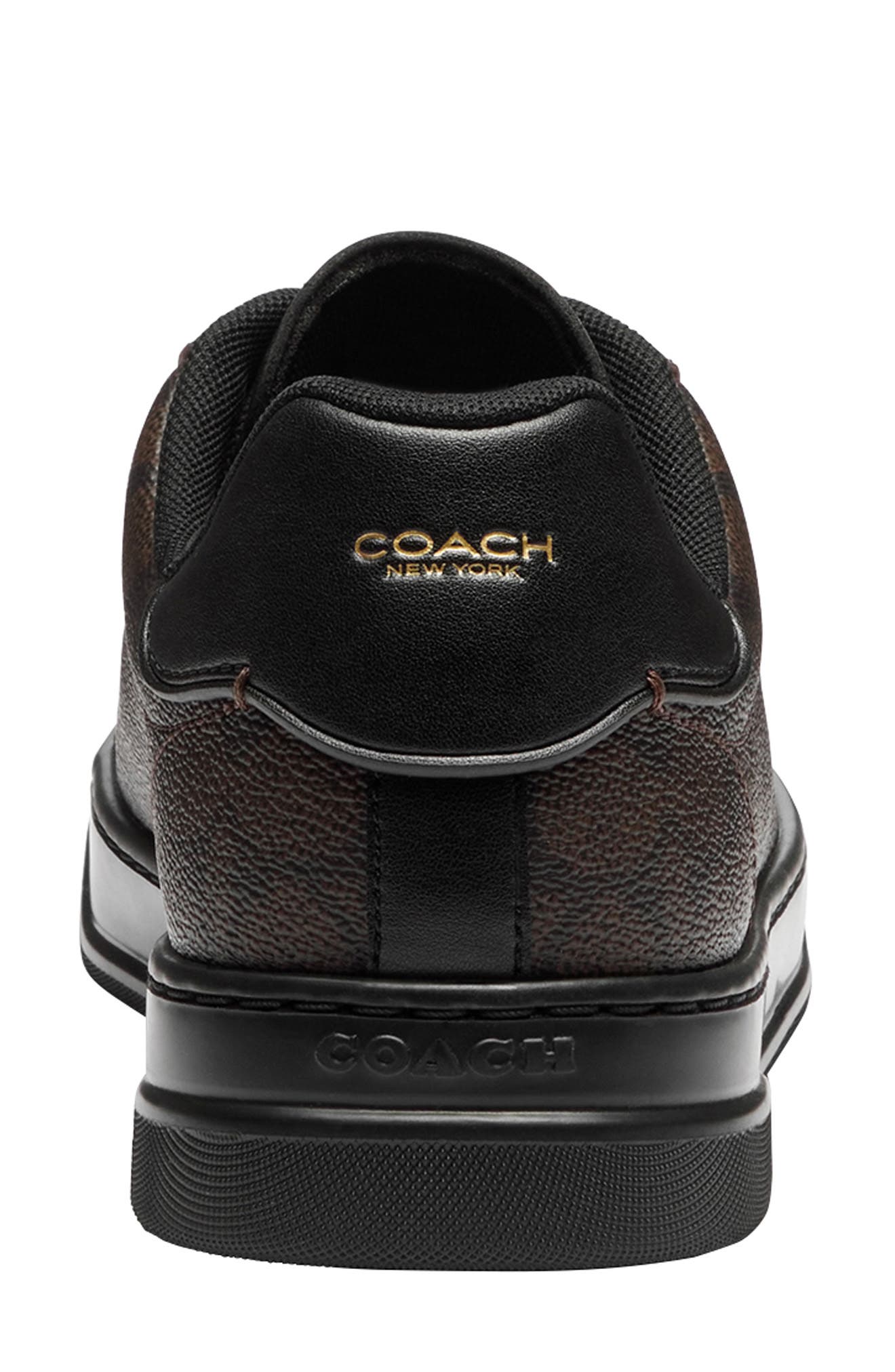 High Line Signature Sneaker, Alternate, color, WALNUT/ BLACK