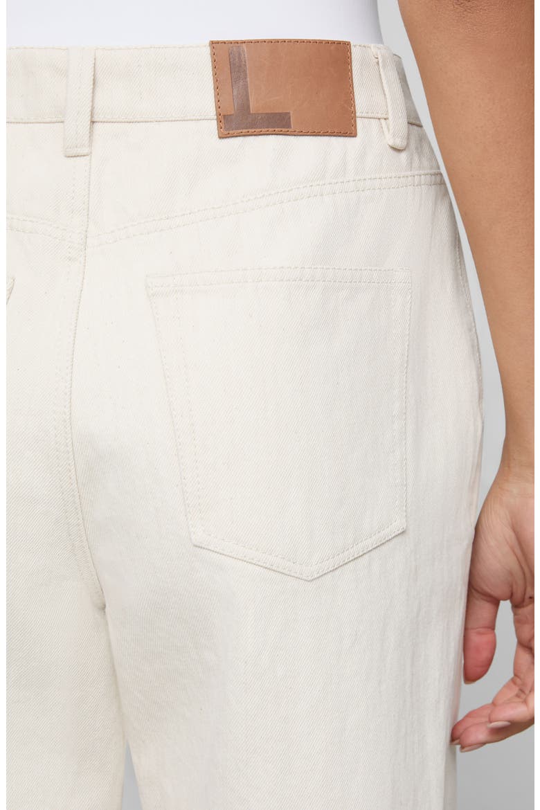 Kent Barrel Leg Jeans, Alternate, color, WASHED ECRU
