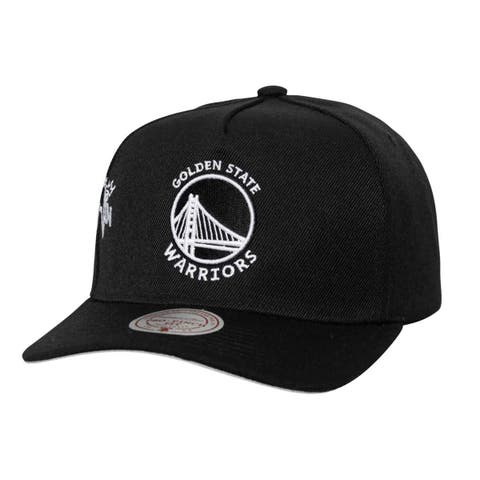 Men's Mitchell & Ness Black Golden State Warriors 2022 NBA Finals Born To Win Pro Crown Adjustable Hat