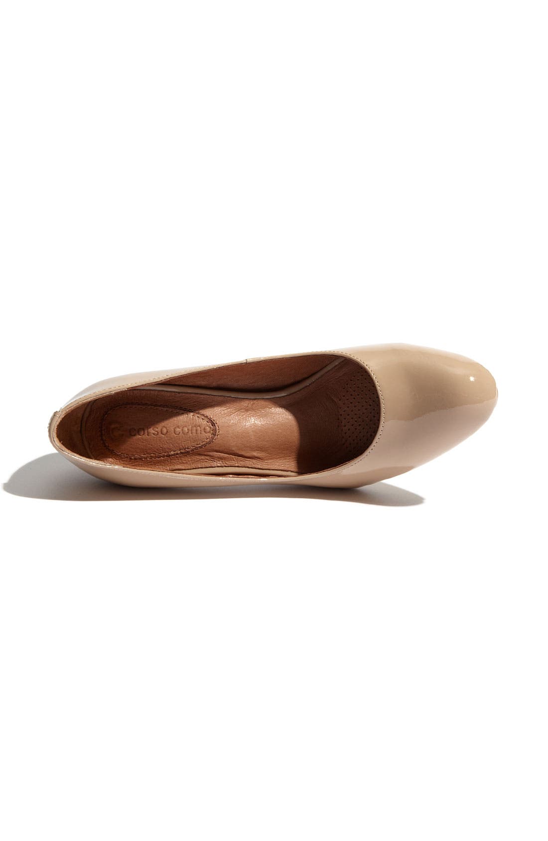 Del Pump, Alternate, color, BEIGE PATENT/DNU