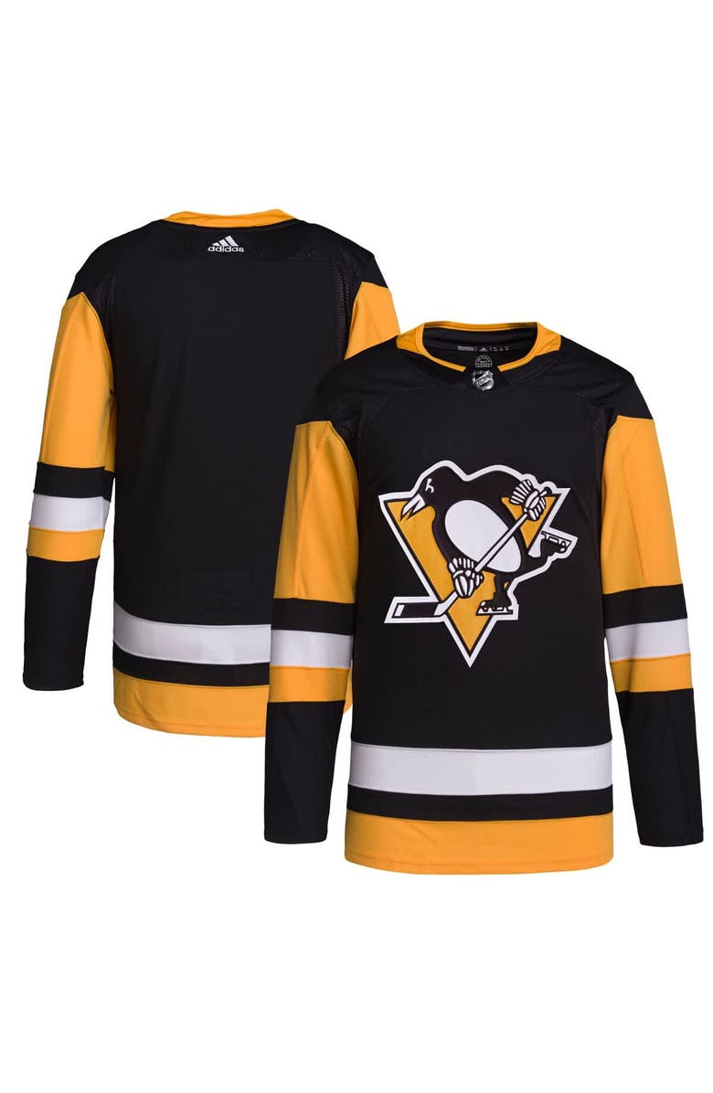 adidas Men's adidas Black Pittsburgh Penguins Home Primegreen Authentic Jersey, Alternate, color, 