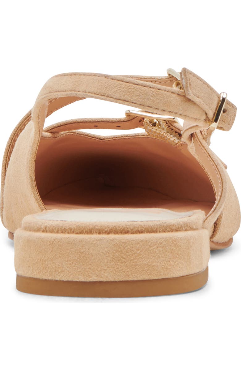 Dolce Vita Pamla Pointed Toe Slingback Flat, Alternate, color, Tan Suede