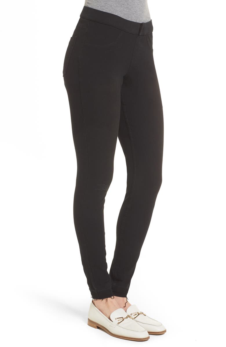 Hue Selvedge Edge Denim Leggings, Alternate, color, 