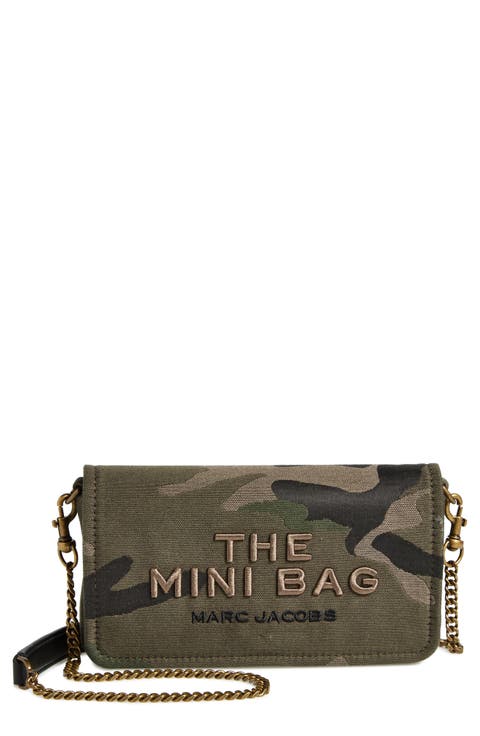 The Mini Bag Camo Jacquard Shoulder Bag