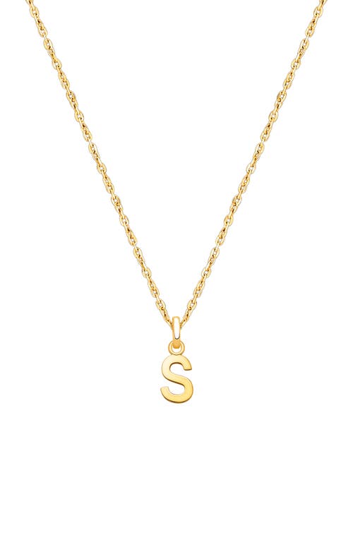 Tiny Blessings 14k Gold Modern Initial 12-14" Necklace In Gold