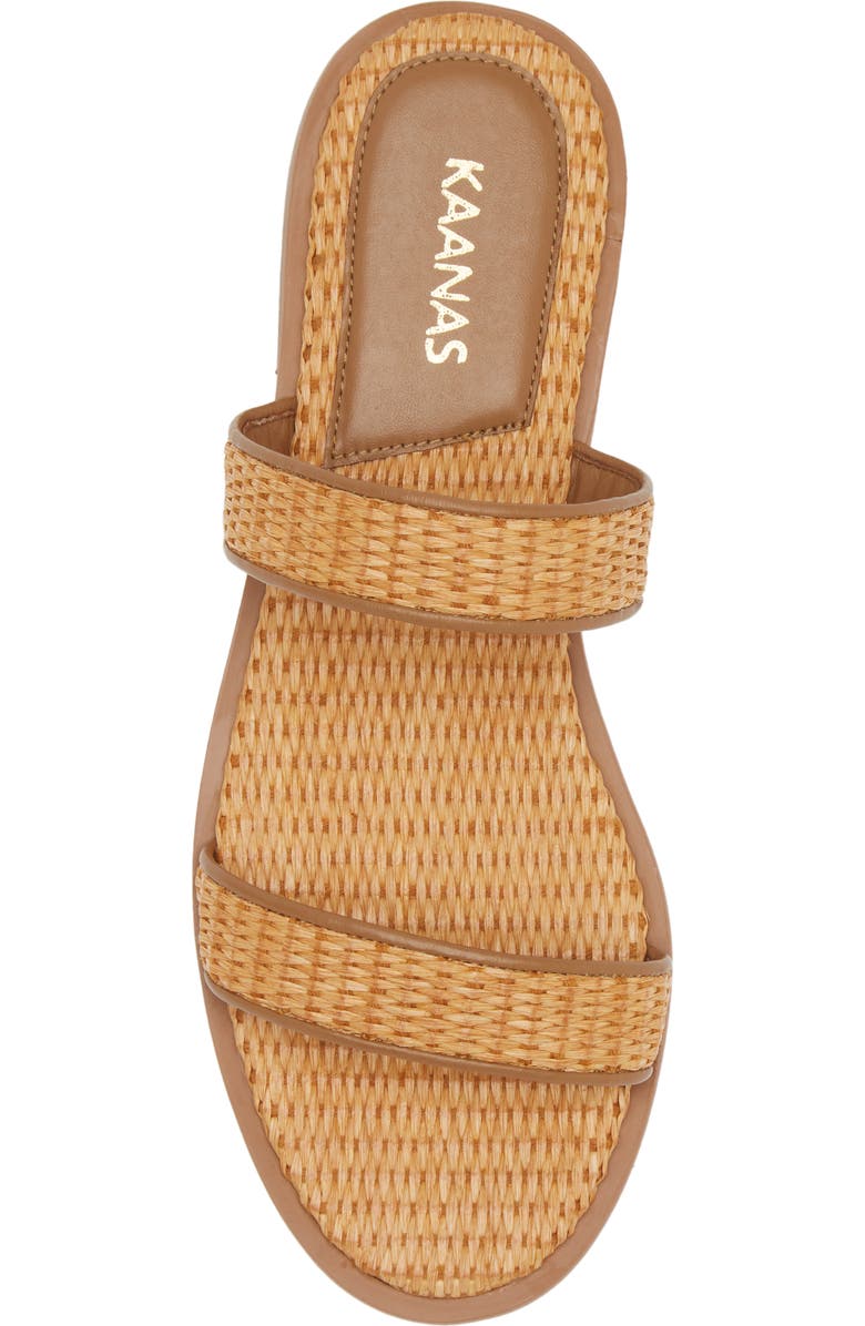 Kaanas Barita Basketweave Slide Sandal, Alternate, color,