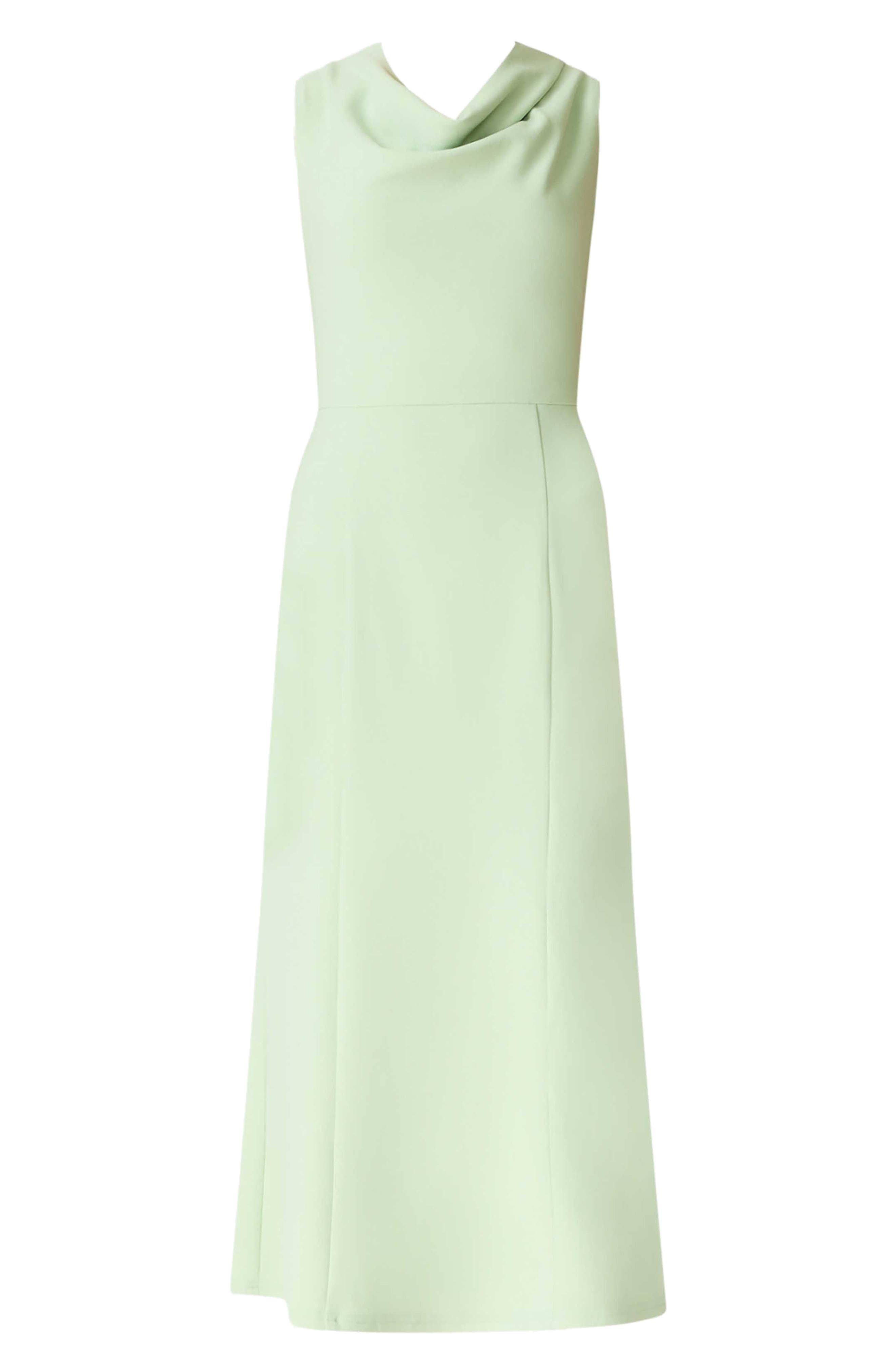 ghost dusty green dress Elliatt Jamie Cowl Neck Crepe Cocktail (Women) Bond spectre