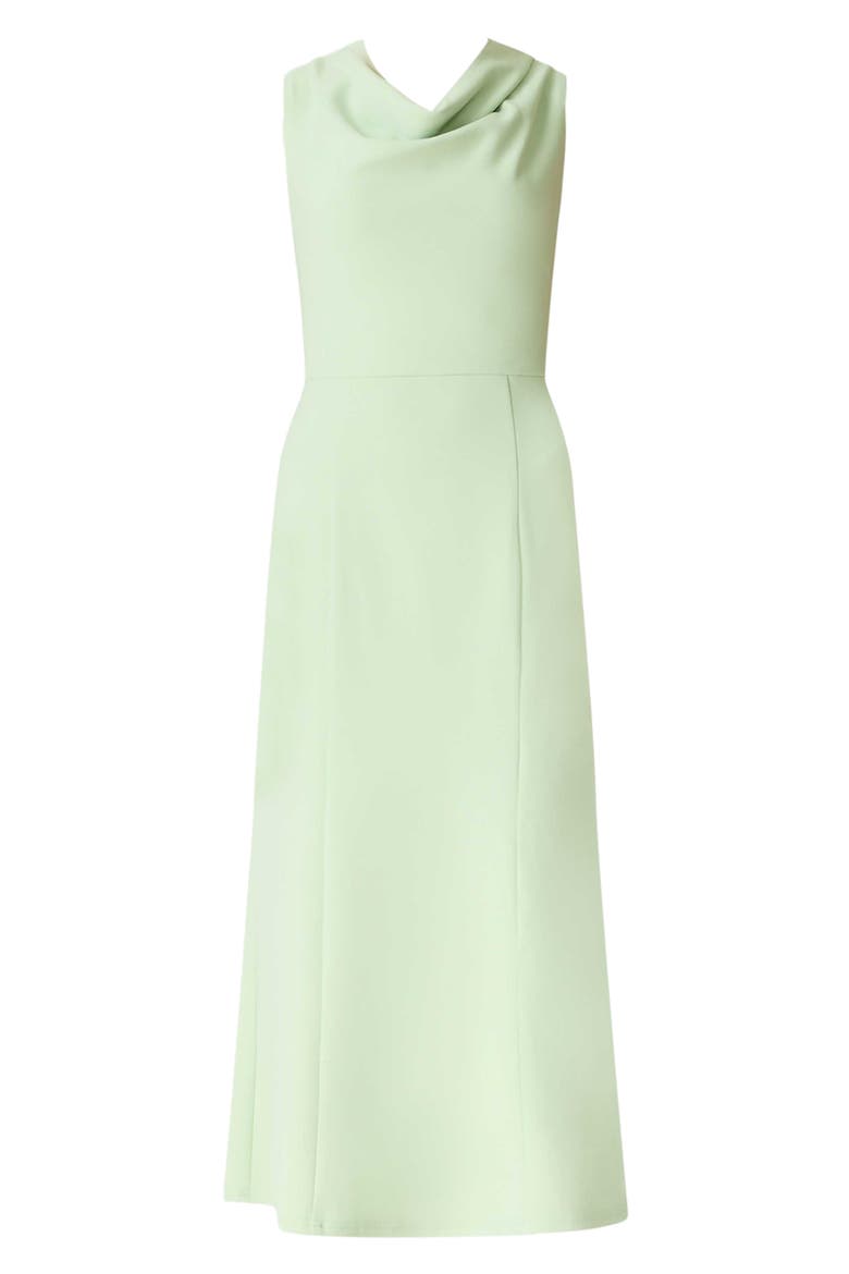 Jamie Cowl Neck Crepe Cocktail Dress, Alternate, color, SAGE