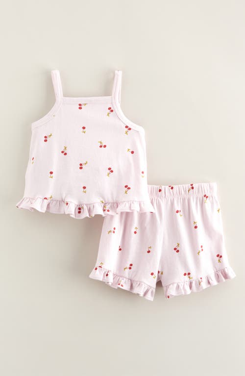 Nordstrom Ruffle Cotton Tank & Shorts Set
