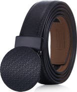 Mio Marino Signature Leather Ratchet Belt