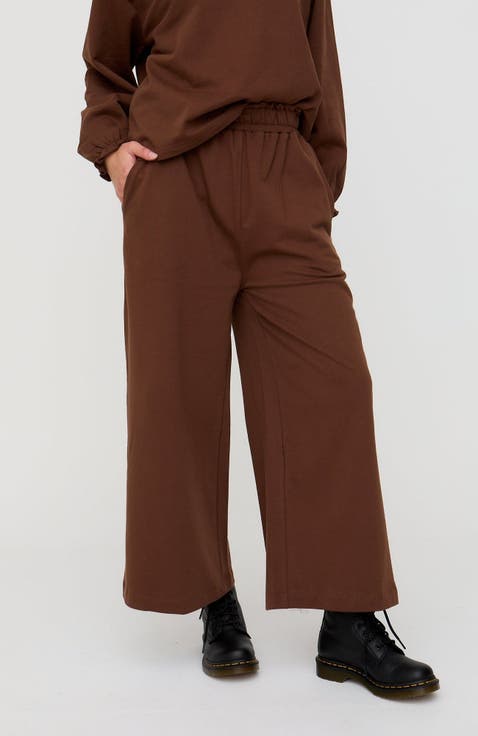 Organic Cotton Noor Wide Leg Trousers