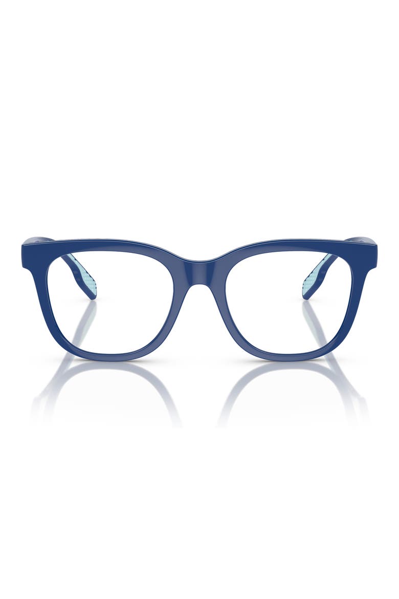 47mm Square Optical Glasses, Main, color, BLUE / DEMO LENS