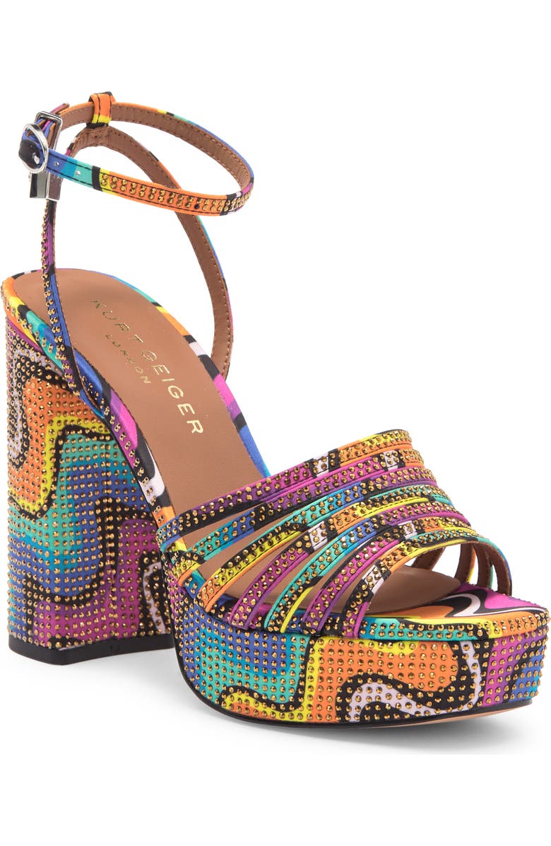 Kurt Geiger London Brixton Ankle Strap Platform Sandal, Main, color,