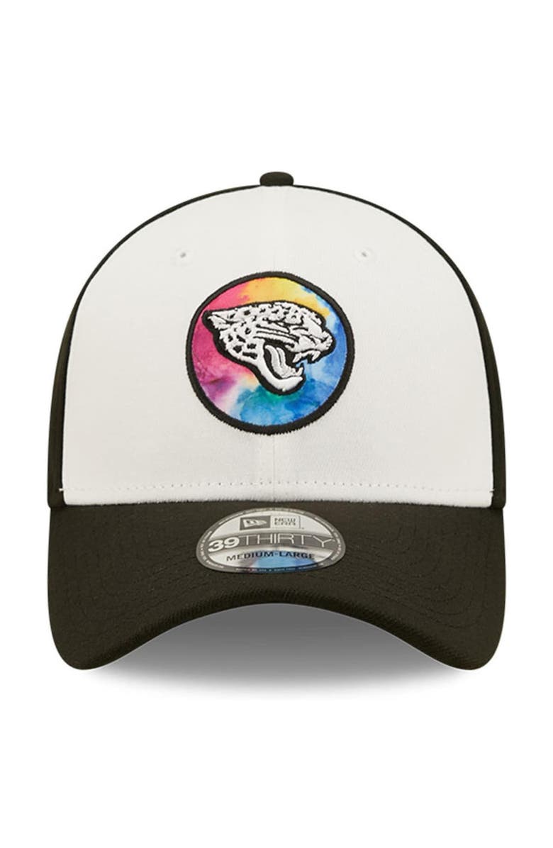 New Era Men's New Era White/Black Jacksonville Jaguars 2022 NFL Crucial Catch 39THIRTY Coaches Flex Hat, Alternate, color,