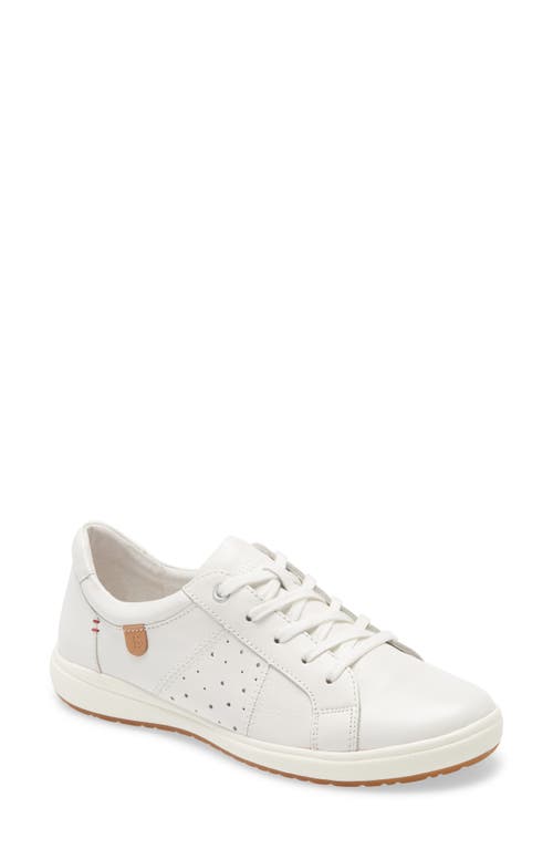 Josef Seibel Caren 01 Sneaker in White Leather  product