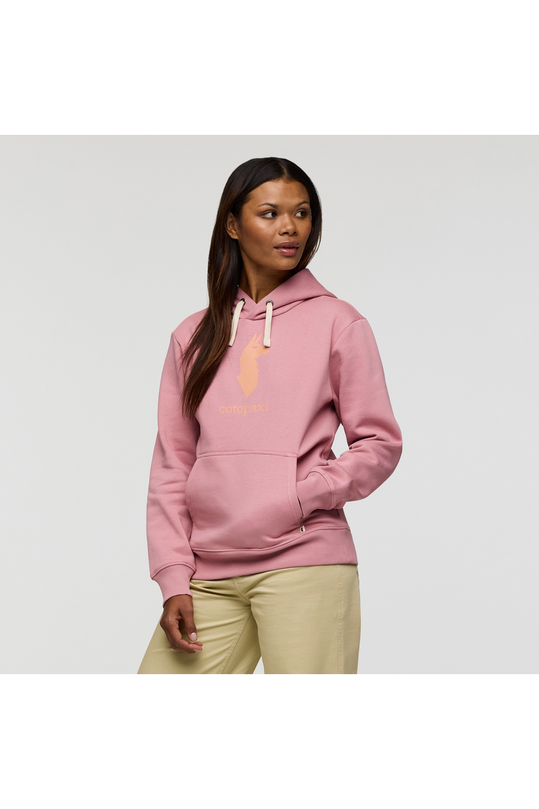 Llama Pullover Hoodie - Women's, Alternate, color, Rose
