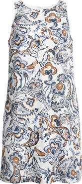 CeCe Floral A-Line Minidress