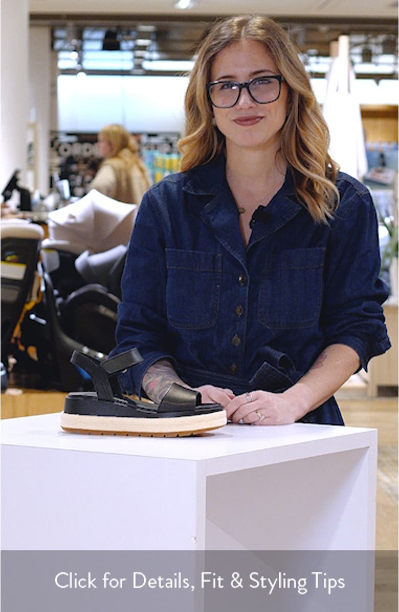 Sunpeak Ankle Strap Platform Sandal, sales video thumbnail