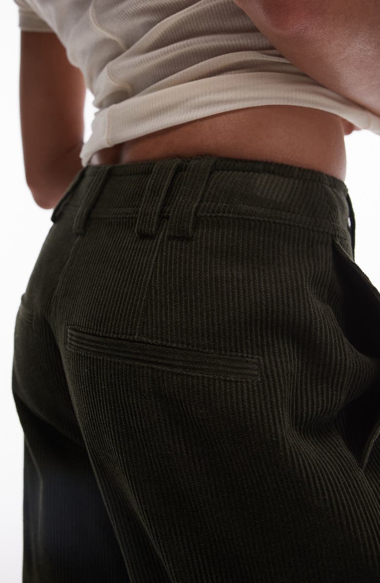Topshop Corduroy Ankle Pants, Alternate, color,