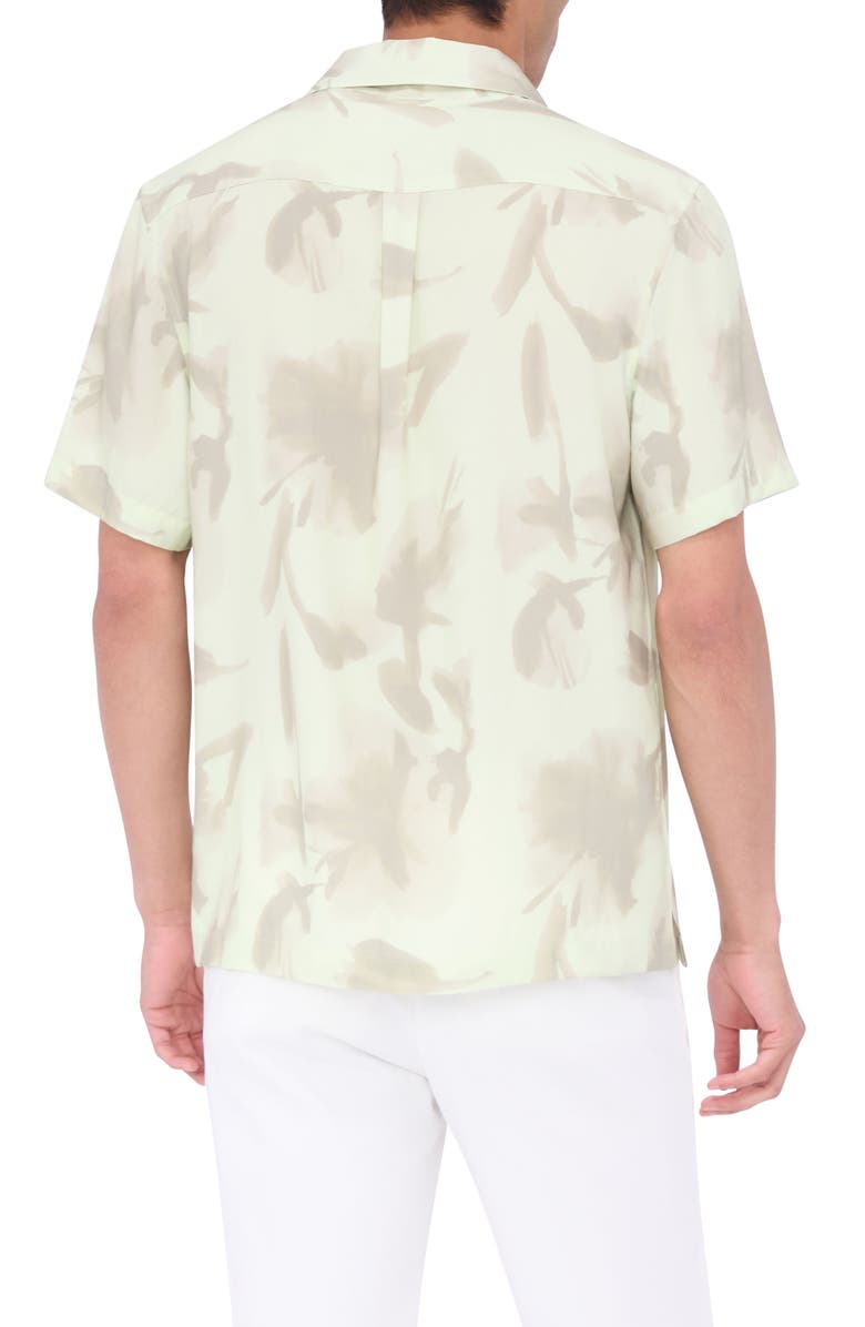 Bugatchi Jackson Abstract Print Camp Shirt, Alternate, color, 