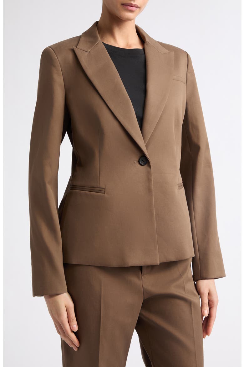 Kenmare Cotton Twill Jacket, Alternate, color, MOCHA