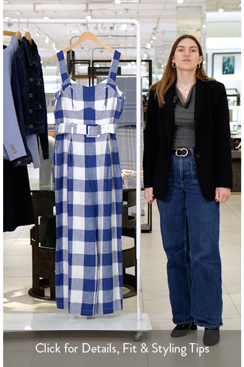 Panelled Bodice Linen Jumpsuit video