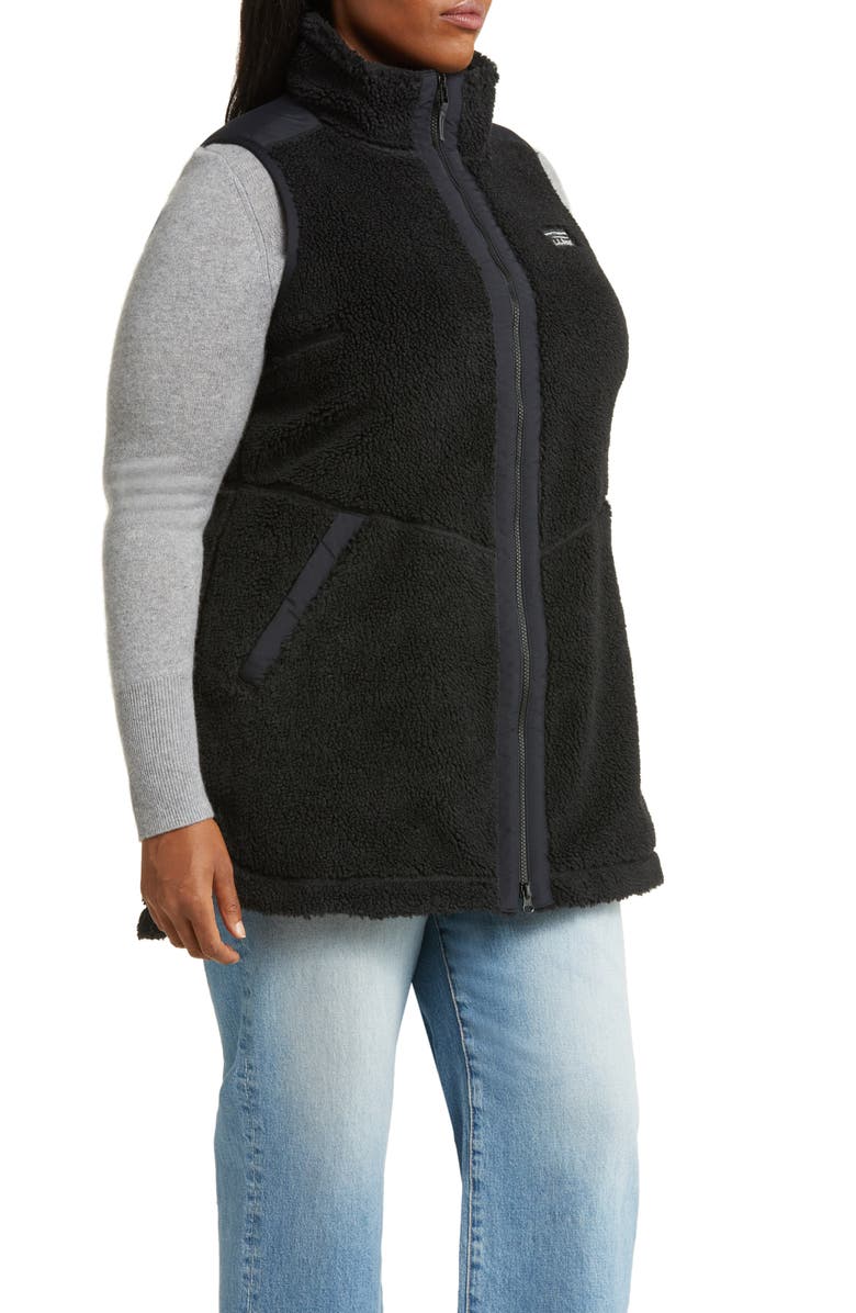L.L.Bean Fleece Zip-Up Vest, Alternate, color, 