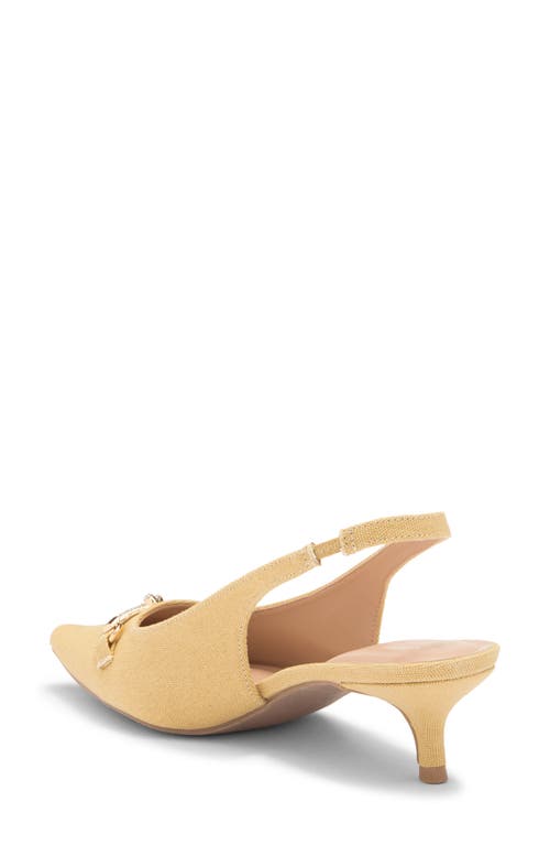 Wild Diva Lounge Aura Bit Slingback Kitten Heel Pump