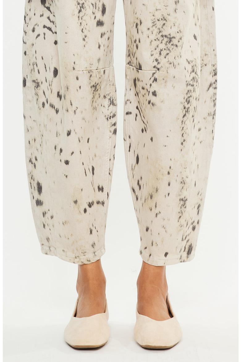Xena High Rise Horseshoe Jeans, Alternate, color, Tan