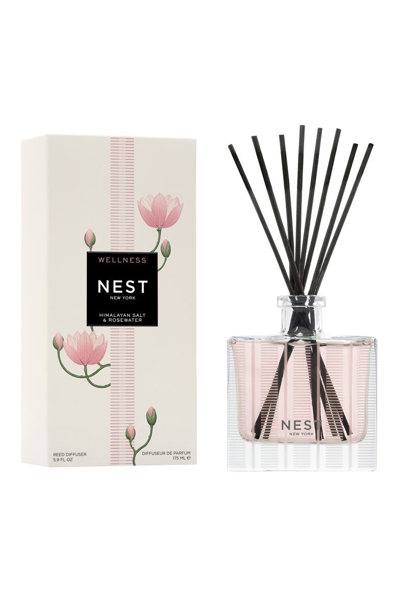 Himalayan Salt & Rosewater Reed Diffuser, Main, color, NO COLOR