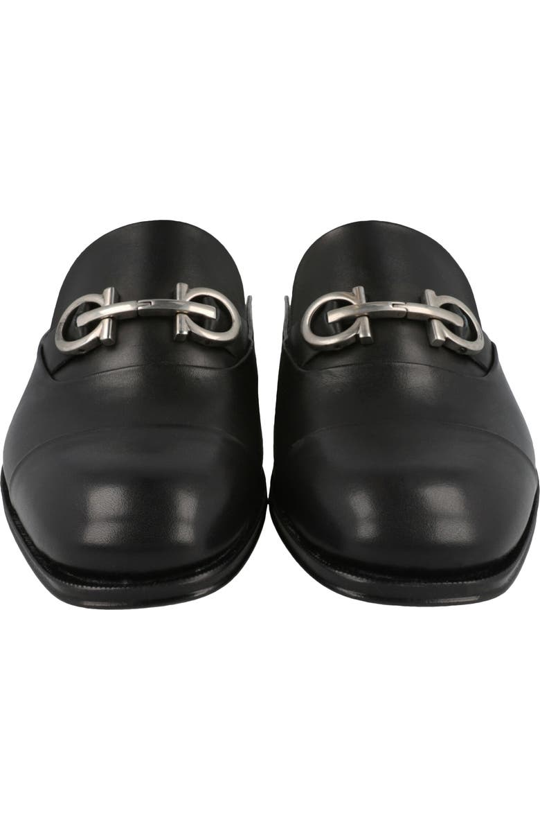FERRAGAMO Gab Gancini Mule, Alternate, color, Black
