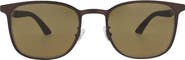 Montblanc 54mm Round Sunglasses