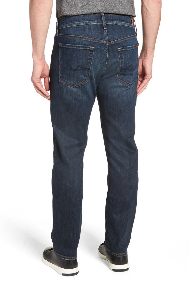 7 For All Mankind <sup>®</sup> Standard Luxe Performance Straight Leg Jeans, Alternate, color, 