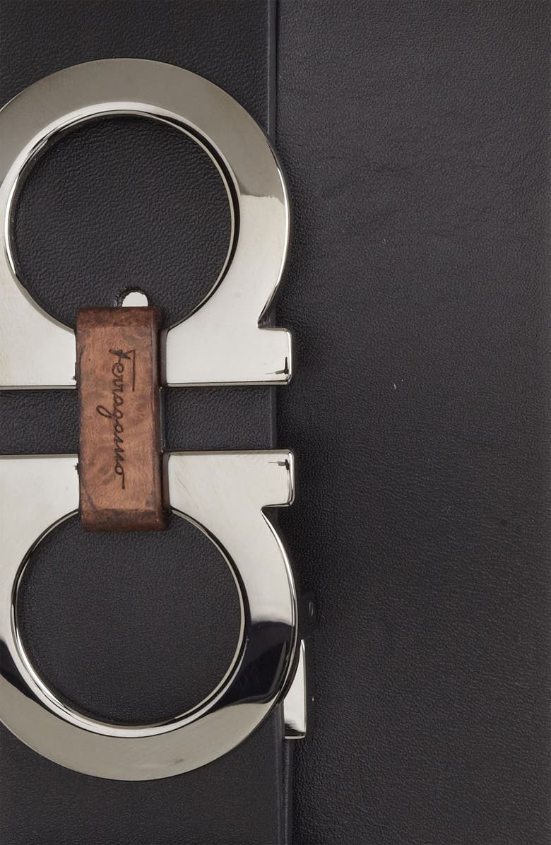 FERRAGAMO Salvatore Ferragamo Reversible Leather Belt, Alternate, color, 