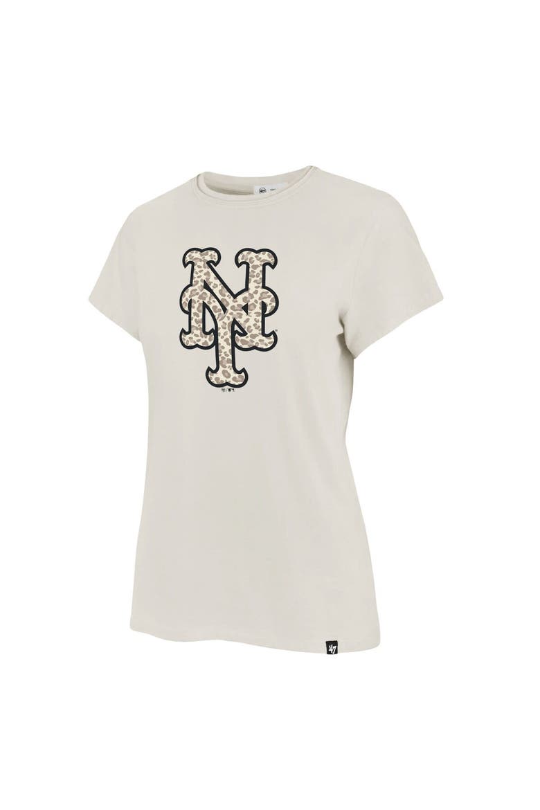Women's '47 Oatmeal New York Mets Imprint Frankie T-Shirt, Alternate, color, Oatmeal
