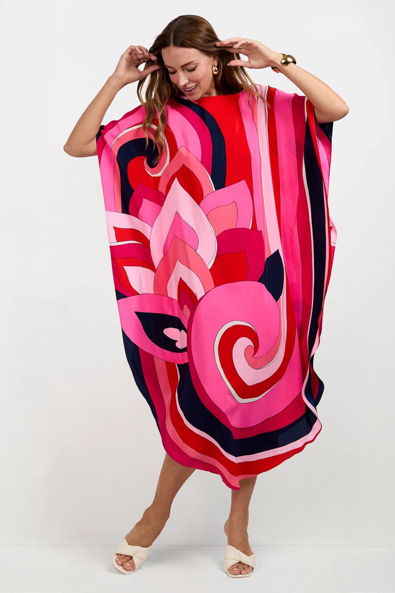 Jalani Maxi Caftan Dress, Alternate, color, Multi