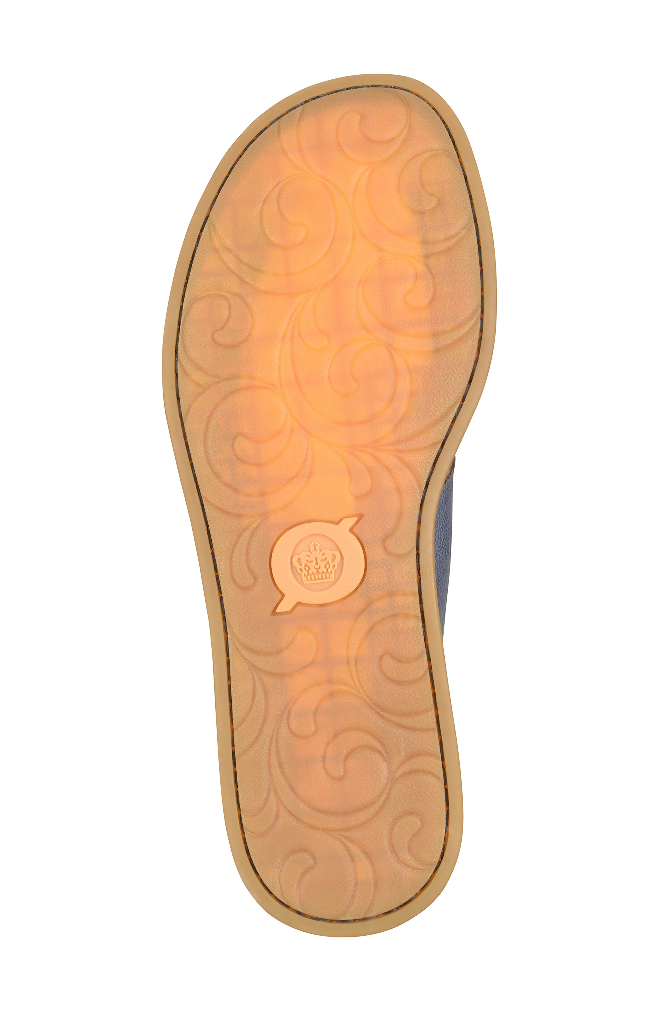 Mila Sandal, Alternate, color, NAVY LEATHER