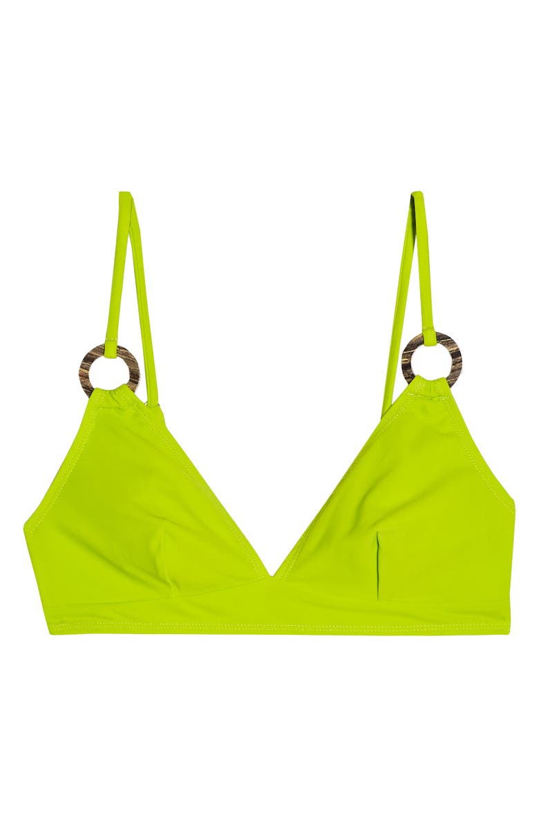 Topshop Triangle Bikini Top, Alternate, color, 