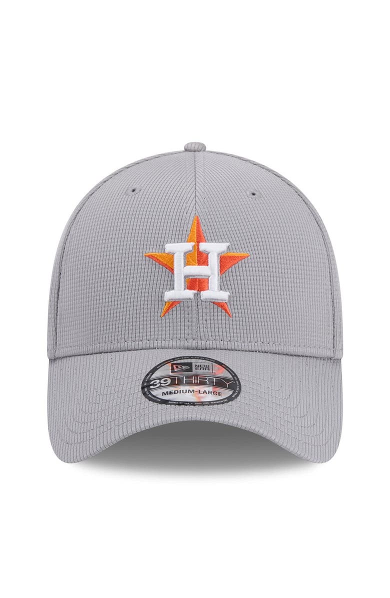 New Era Men's New Era Gray Houston Astros Active Pivot 39THIRTY Flex Hat, Alternate, color, Gray