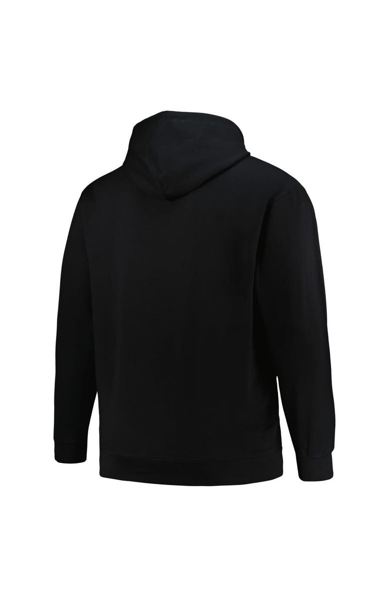 Mitchell & Ness Men's Mitchell & Ness Black Atlanta Hawks Hardwood Classics Big & Tall Pullover Hoodie, Alternate, color, Black