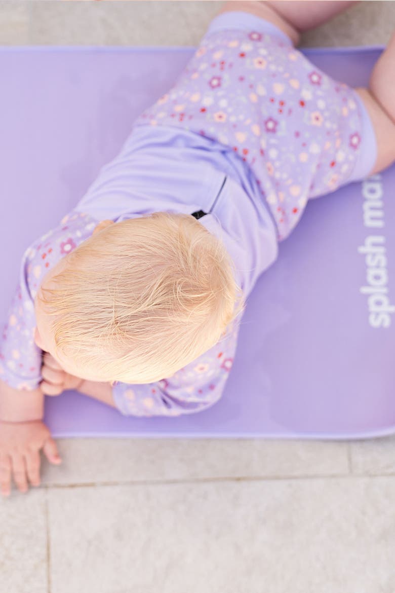 Neoprene Baby Changing Mat for Swimming, Alternate, color, Lilac