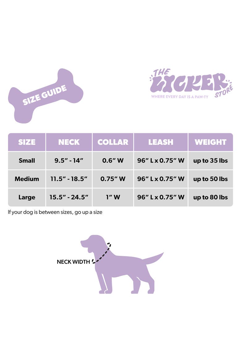 Luna Adjustable 6-in-1 Waterproof Hands-Free Leash and Collar with LED Flashlight, Bag Dispenser, and Poop Bag Holder, Alternate, color, Purple/Light Purple