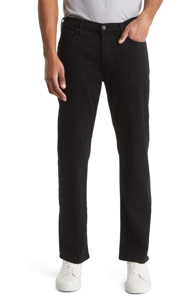 Citizens of Humanity Elijah Relaxed Straight Leg Jeans, Main, color, Raven