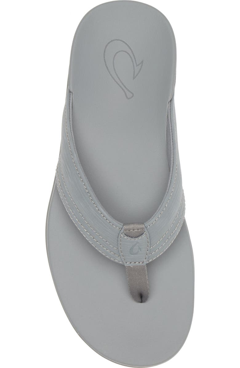 OluKai Maha Flip Flop, Alternate, color, Cooler Grey